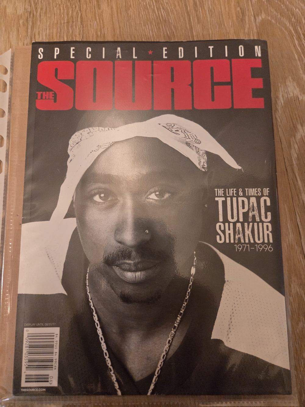The Source Special Edition Magazine - Tupac Shakur Cover (Black & White)